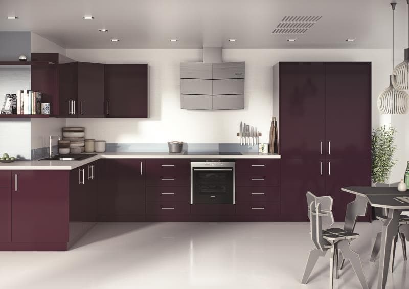 Sorrento Acrylic Violet Roomset